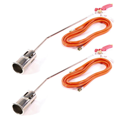 Rothenberger Industrial ROMAXI Premium Set 2x quemadores de calefacción + manguera 1060 °C (2x 030954E) quemador de alto rendimiento