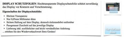 Uniwersalna folia ochronna Bilora do aparatów cyfrowych i smartfonów