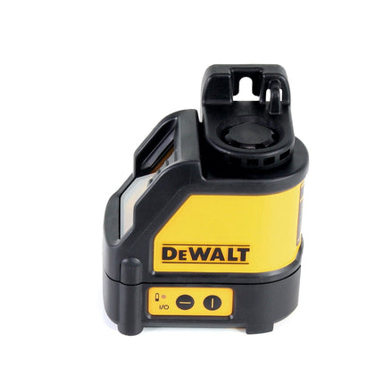 DeWalt DW 088 K Láser de líneas cruzadas con modo pulsado rojo + Trípode de aluminio DE 0881 1,7 m 1/4"