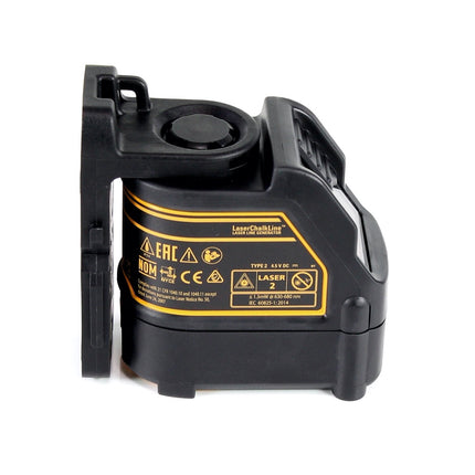 DeWalt DW 088 K Láser de líneas cruzadas con modo pulsado rojo + Trípode de aluminio DE 0881 1,7 m 1/4"