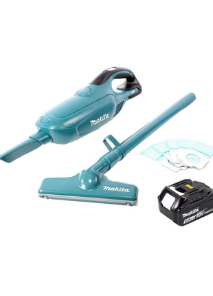 Aspirador inalámbrico Makita DCL 182 G1 18 V + 1x batería 6,0 Ah - sin cargador