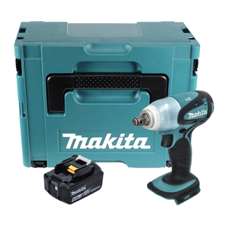 Makita DTW 251 G1J Clé à choc sans fil 18 V 230 Nm 1/2'' + 1x batterie 6,0 Ah + Makpac - sans chargeur