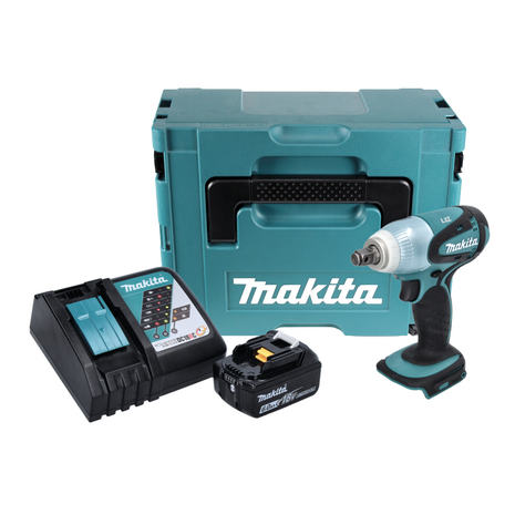 Makita DTW 251 RG1J Clé à choc sans fil 18 V 230 Nm 1/2'' + 1x batterie 6,0 Ah + chargeur + Makpac