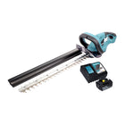 Cortasetos a batería Makita DUH 523 RG1 18 V 52 cm + 1x batería 6,0 Ah + cargador