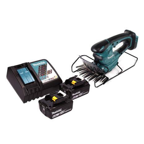 Cisaille à gazon sans fil Makita DUM 168 RG 18 V 16 cm + 2x batteries 6,0 Ah + chargeur