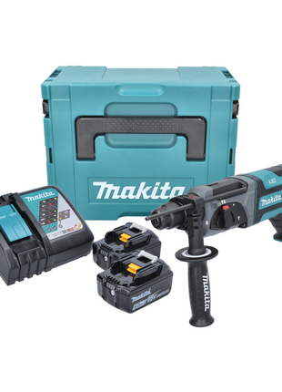 Makita DHR 241 RGJ akumulatorowa wiertarko-wkrętarka 18 V 2,0 J SDS plus + 2x akumulator 6,0 Ah + ładowarka + Makpac