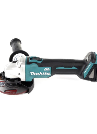 Makita DGA 504 RGJ Meuleuse d'angle sans fil 18 V 125 mm Brushless + 2x Batteries 6.0 Ah + Chargeur + Coffret Makpac