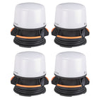 Brennenstuhl professionalLINE Set 4x ORUM foco de trabajo LED 360° foco de construcción 4090 lúmenes (4x 9171400400) 50 vatios IP54 BGI 608