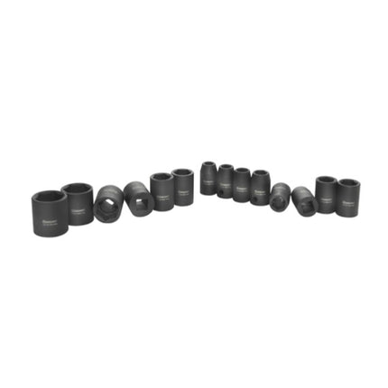 Rodcraft RS4114 Set di Dadi a bussola 1/2" 14 pz. 10 - 27 mm ( 8951012356 ) in CrMo resistenti agli urti