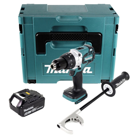 Makita DDF 481 G1J Cordless drill driver 18 V 115 Nm Brushless + 1x Battery 6,0 Ah + Makpac - without charger