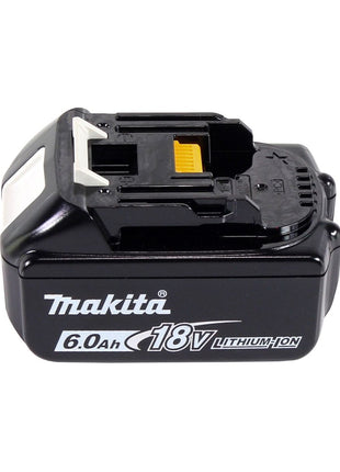 Makita DDF 458 G1J W perceuse-visseuse sans fil 18 V 91 Nm blanc + 1x batterie 6,0 Ah + Makpac - sans chargeur