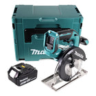 Makita DCS 551 G1J Akku Metall Handkreissäge 18 V 150 mm Brushless + 1x Akku 6,0 Ah + Makpac - ohne Ladegerät