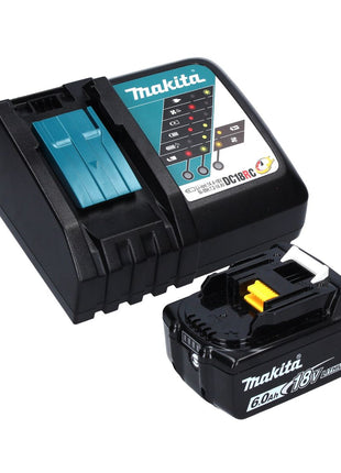 Makita DDF 483 RG1J Perceuse-visseuse sans fil 18 V, 40 Nm, Brushless + 1x Batterie 6,0 Ah  + Chargeur + Coffret Macpac