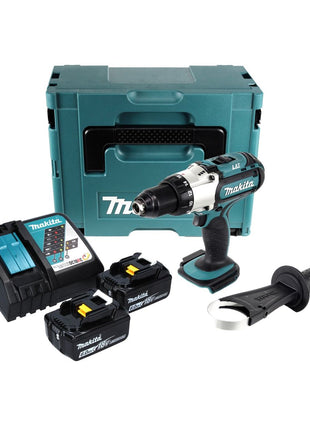 Makita DDF 451 RGJ Akku Bohrschrauber 18 V 80 Nm + 2x Akku 6,0 Ah + Ladegerät + Makpac - Toolbrothers