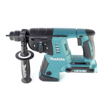 Taladro percutor a batería Makita DHR 263 GJ 36 V (2x 18 V) 3,0 J SDS-plus + 2x batería 6,0 Ah - sin cargador