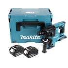 Taladro percutor a batería Makita DHR 263 GJ 36 V (2x 18 V) 3,0 J SDS-plus + 2x batería 6,0 Ah - sin cargador