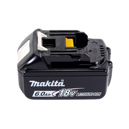 Makita DTW 800 G1J Atornillador de impacto inalámbrico 18 V 7/16" 800 Nm sin escobillas + 1x batería 6,0 Ah + Makpac - sin cargador