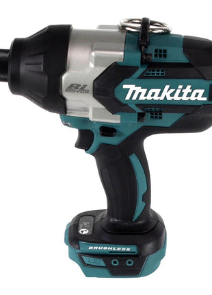 Makita DTW 800 RGJ Atornillador de impacto inalámbrico 18 V 7/16" 800 Nm sin escobillas + 2x batería 6,0 Ah + cargador + Makpac