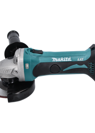 Amoladora angular a batería Makita DGA 452 T1J 18 V 115 mm + 1x batería 5,0 Ah + Makpac - sin cargador