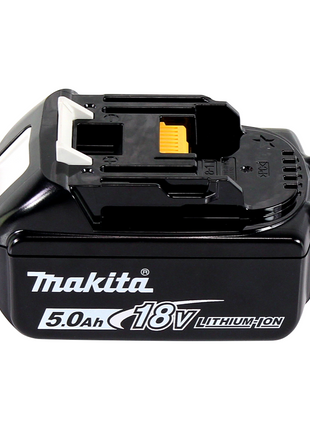 Amoladora angular a batería Makita DGA 452 T1J 18 V 115 mm + 1x batería 5,0 Ah + Makpac - sin cargador