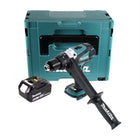 Makita DDF 458 T1J taladro atornillador inalámbrico 18 V 91 Nm + 1x batería 5,0 Ah + Makpac - sin cargador