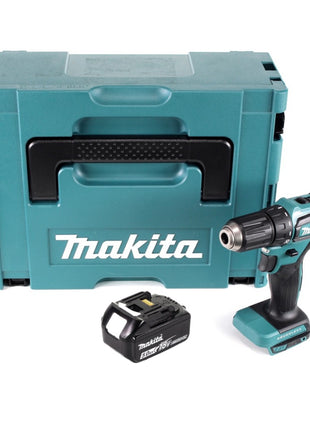 Makita DDF 483 T1J taladro atornillador inalámbrico 18 V 40 Nm sin escobillas + 1x batería 5,0 Ah + Makpac - sin cargador