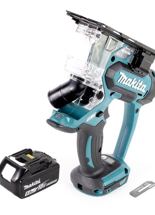 Makita DSD 180 T1 Akku Gipskartonsäge 18 V + 1x Akku 5,0 Ah - ohne Ladegerät - Toolbrothers