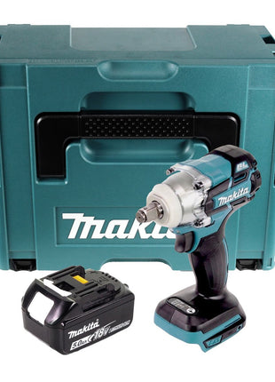 Makita DTW 285 T1J Llave de impacto a batería 18 V 280 Nm 1/2" sin escobillas + 1x batería 5,0 Ah + Makpac - sin cargador