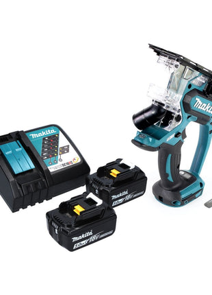 Makita DSD 180 RT Akku Gipskartonsäge 18 V + 2x Akku 5,0 Ah + Ladegerät - Toolbrothers