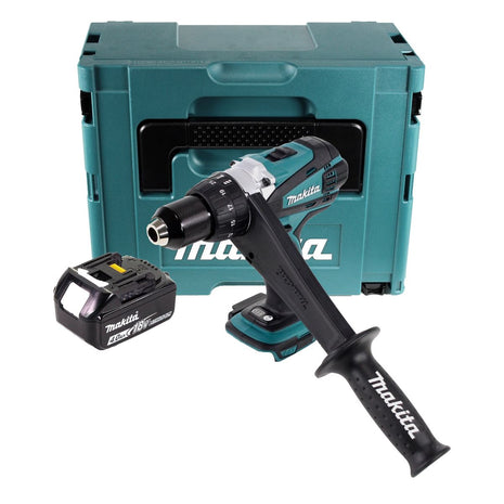 Makita DDF 458 M1J Perceuse visseuse sans fil 18 V 91 Nm + 1x Batterie 4 Ah + Makpac - sans chargeur