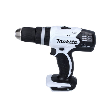 Makita DHP 453 M1J W Taladro percutor inalámbrico blanco 18 V 42 Nm + 1x batería 4,0 Ah + Makpac - sin cargador