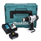 Makita DHP 453 RM1J W perceuse à percussion sans fil blanc 18 V 42 Nm + 1x batterie 4,0 Ah + chargeur + Makpac