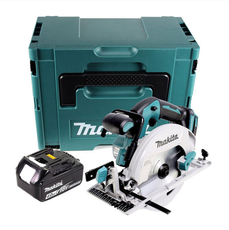 Makita DHS 680 M1J Akku Handkreissäge 18 V 165 mm Brushless + 1x Akku 4,0 Ah + Makpac - ohne Ladegerät