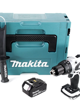 Makita DDF 458 M1JW taladro atornillador inalámbrico 18 V 91 Nm + 1x batería 4,0 Ah + Makpac - sin cargador