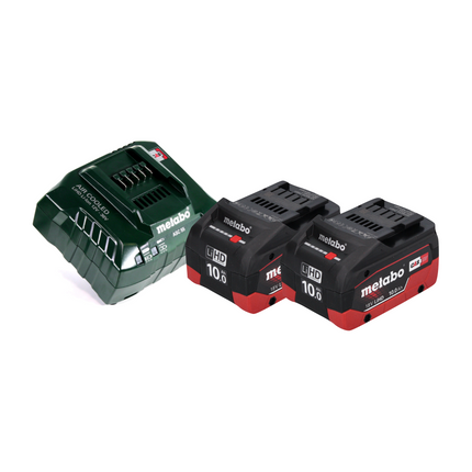 Martillo combinado a batería Metabo KHA 18 LTX 18 V 2,2 J SDS Plus + 2x baterías 10,0 Ah + cargador + metaBOX