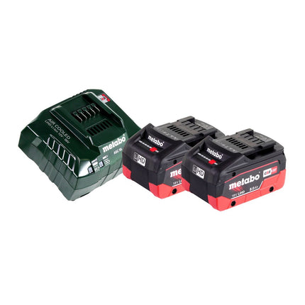 Meuleuse d'angle sur batterie Metabo W 18 LTX 125 Quick 18 V 125 mm + 2x batteries 8,0 Ah + chargeur + MetaLoc