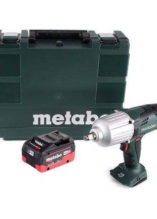 Metabo SSW 18 LTX 600 llave de impacto a batería 18 V 600 Nm 1/2" + 1x batería 8,0 Ah + maletín - sin cargador