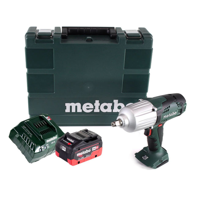 Metabo SSW 18 LTX 600 atornillador de impacto a batería 18 V 600 Nm 1/2" + 1x batería 8,0 Ah + cargador + maletín