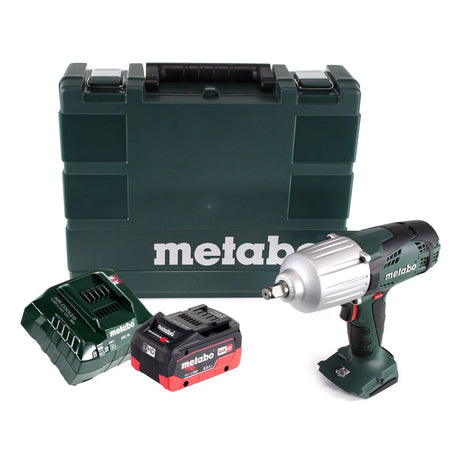 Metabo SSW 18 LTX 600 Akku Schlagschrauber 18 V 600 Nm 1/2" + 1x Akku 8,0 Ah + Ladegerät + Koffer