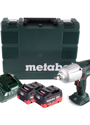 Metabo SSW 18 LTX 600 Akku Schlagschrauber 18 V 600 Nm 1/2" + 2x Akku 8,0 Ah + Ladegerät + Koffer