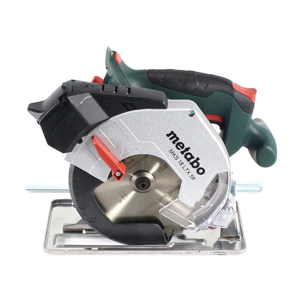 Metabo MKS 18 LTX 58 sierra circular para metal a batería 18 V 165 mm + 1x batería 8,0 Ah + MetaLoc - sin cargador