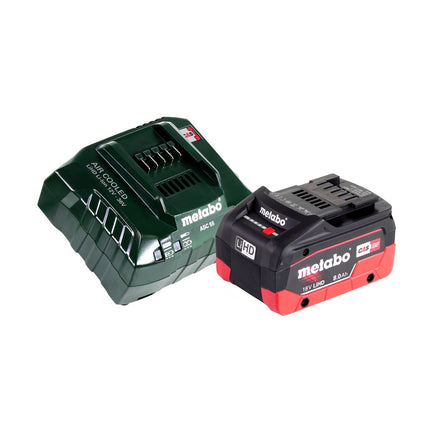 Metabo MKS 18 LTX 58 sierra circular para metal a batería 18 V 165 mm + 1x batería 8,0 Ah + cargador + MetaLoc