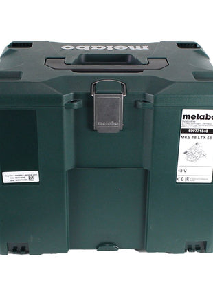 Metabo MKS 18 LTX 58 Akku Metall Handkreissäge 18 V 165 mm + 1x Akku 8,0 Ah + Ladegerät + MetaLoc