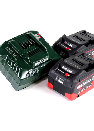 Metabo ASE 18 LTX Scie sabre sans fil 18 V + 2x Batteries 5,5 Ah + Chargeur