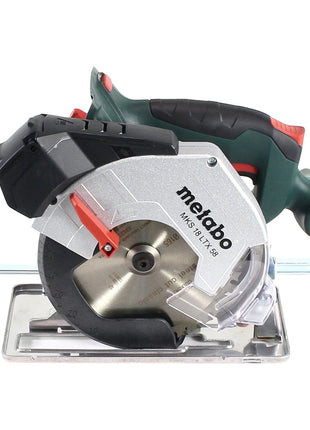 Metabo MKS 18 LTX 58 sierra circular para metal a batería 18 V 165 mm + 1x batería 5,5 Ah + MetaLoc - sin cargador