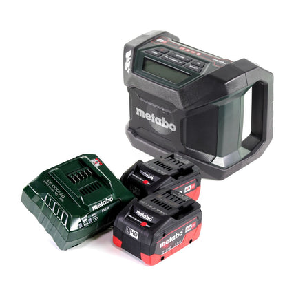 Metabo R 12-18 DAB+ BT Radio de chantier sur batterie 12-18 V DAB+ Bluetooth + 2x batteries 5,5 Ah + chargeur