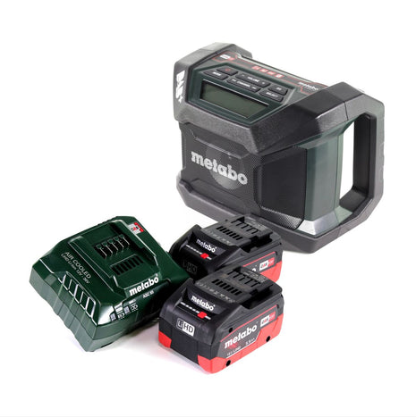 Metabo R 12-18 DAB+ BT Akku Baustellenradio 12-18 V DAB+ Bluetooth + 2x Akku 5,5 Ah + Ladegerät