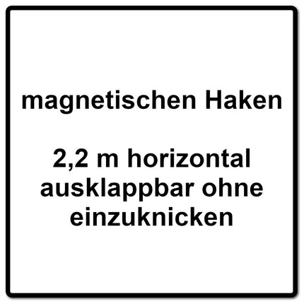 Makita 2x B-57168 Taśma miernicza 10 m z hakiem magnetycznym