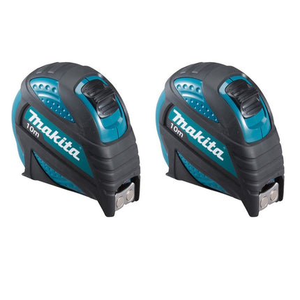 Makita 2x B-57168 Taśma miernicza 10 m z hakiem magnetycznym