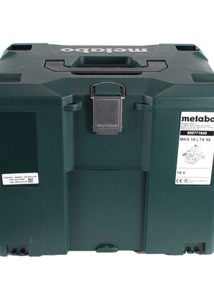 Metabo MKS 18 LTX 58 Akku Metall Handkreissäge 18 V 165 mm + 1x Akku 4,0 Ah + MetaLoc - ohne Ladegerät